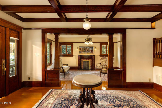 Inside historic craftsman home