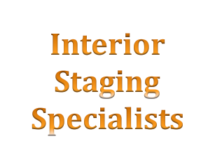 Interior staging specialists