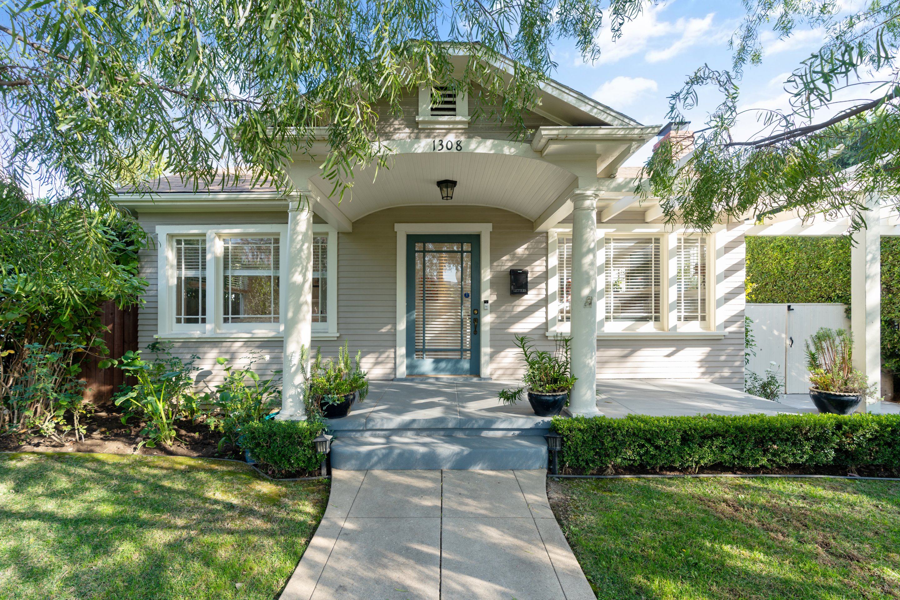 Front of Craftsman House near West Hollywood