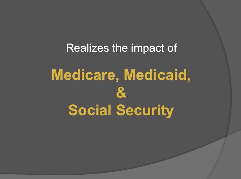 medicare, medicaid and social security