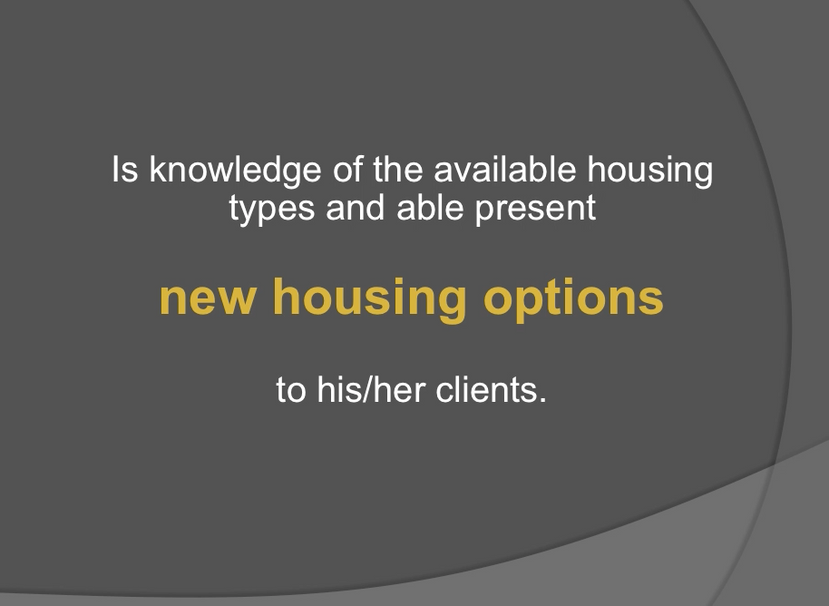 New housing options