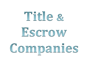 Title & Escrow Companies