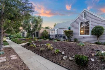 Image at dusk of 343 N Bronson house
