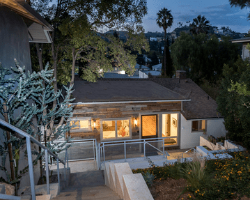 mid century modern home for sale in Los Feliz near The Cedars House