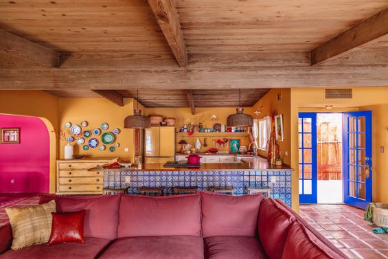 photo of great room in Palm Springs home