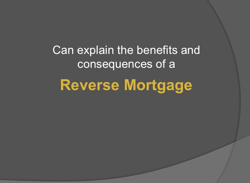 Reverse Mortgage